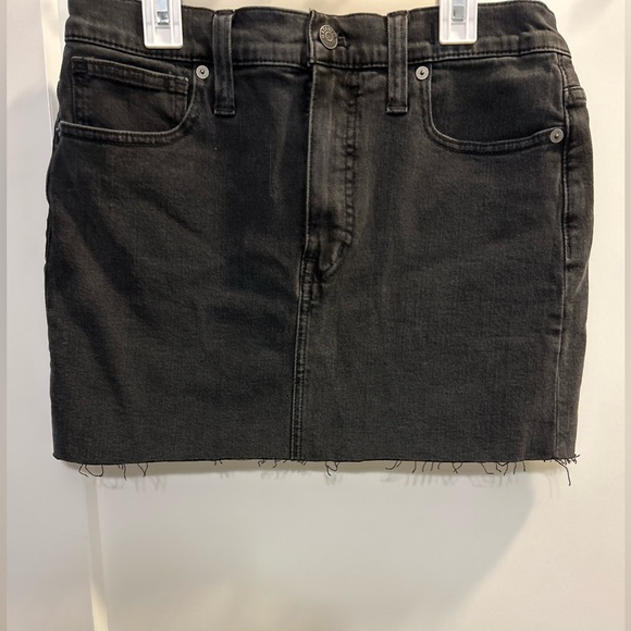 Madewell High Rise Denim Skirt - Picture 3 of 12